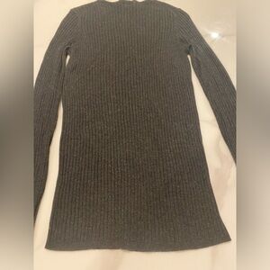 Vince grey stretchy ribbed long sleeve Large
